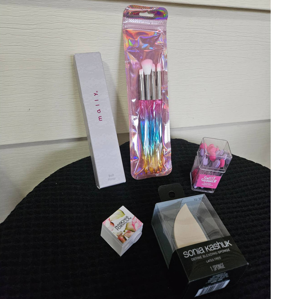 BRUSH LOT Sonia Kashuk Sponge Mally Blush Brush Physician's Formula Sharpener - Picture 3 of 16